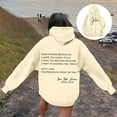 thumbnail image 2 of WENWU Hoodies for Women Long Sleeve Women Pullover Oversized Sweatshirt for Women Beige Hoodies Woman Winter Tops Trending Fashion, 2 of 7