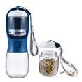 thumbnail image 1 of Botella de agua para perros Cibaabo con recipiente de comida de 550 ml, 1 of 6