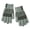Grey, variant on 1 Pair 6-12 Years Kids Gloves Striped Knitted Autumn Winter Contrast Color Ribbed Cuff Gloves for Outdoor
