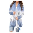 thumbnail image 1 of CEHVOM Cardigan à Manches Longues Imprimé Floral pour Femmes en Liquidation, 1 of 6