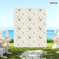 thumbnail image 2 of ToppiJoy 15*15in Artificial Flower Wall Panels, Reusable Artificial Floral Backdrop for Wedding Party Home Photo Background Photography (12Pcs, White), 2 of 27
