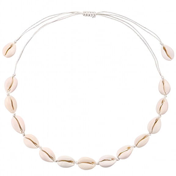 DESIGNICE Handmade Choker Necklace, Cowrie Shell, 82 cm (Women's)
