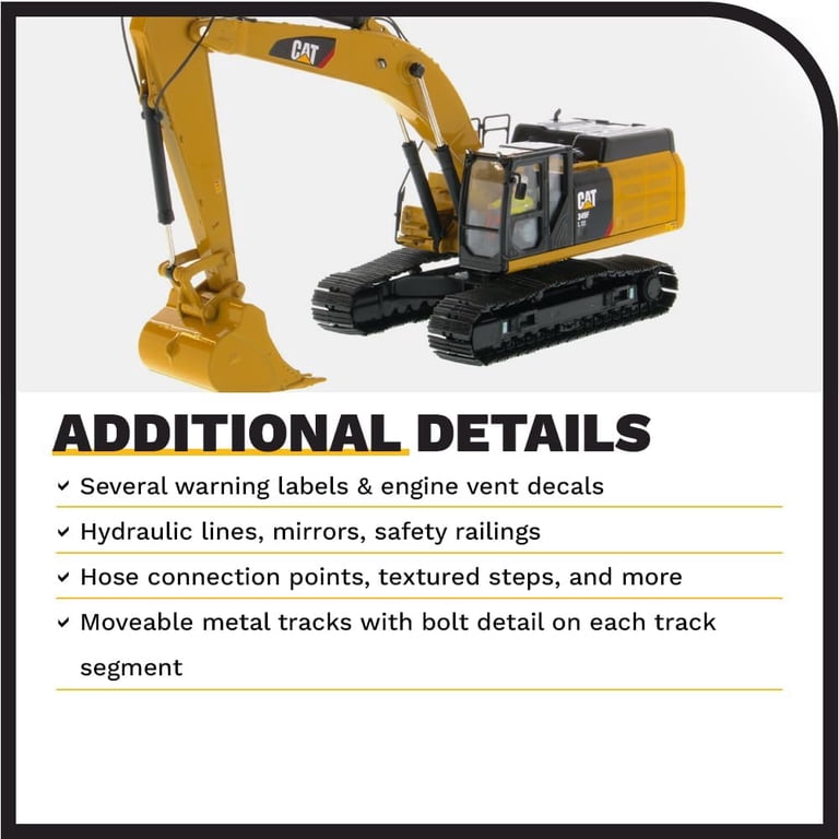 Excavadora hidráulica CAT Caterpillar 349F L XE con operador High Line