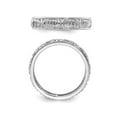 thumbnail image 4 of Sterling Silver Virgo Zodiac Astrology Ring Band, 4 of 4