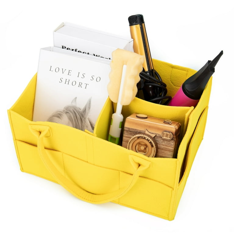 LELINTA Felt Diaper Bag Foldable Felt Storage Bags Diaper Caddy