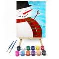thumbnail image 4 of Vertall 3-pack Bundle Christmas Art & Kraft Paint Kits - Rudolph, Snowman, & Santa Designs, 4 of 5