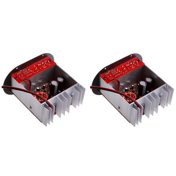 2X Car Amplifier Board 12V High Power Subwoofer Amplifier 120W Full Tone Pure Car Subwoofer Core 8-12 Inch