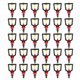 thumbnail image 1 of 30-Pack Plastic Irrigation Nozzles and Connectors for Garden and Lawn Watering Solutions, 1 of 5
