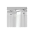 InterDesign EVA 5.5 Gauge Shower Curtain Liner, Long 72" x 84", Frost
