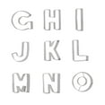 thumbnail image 4 of WXLCISI Stainless Steel Alphabet Cookie Cutters – 26-Piece Set for Baking, DIY Decor & Holiday Treats, 4 of 9