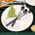 thumbnail image 4 of Black Iced Tea Spoon,Stainless Steel 9" Long Handle Mixing Spoon, 4 of 4
