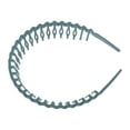 thumbnail image 4 of Unique Bargains 1 Pc Classic Fashion Frosted Wavy Hairband for Women for Girls 3.74" ID Blue Grey, 4 of 4