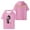 Pink, variant on Isabel LaRosa Profile Photo Hooded T-shirt Women Men Short Sleeve Tee Casual Fashion Tops