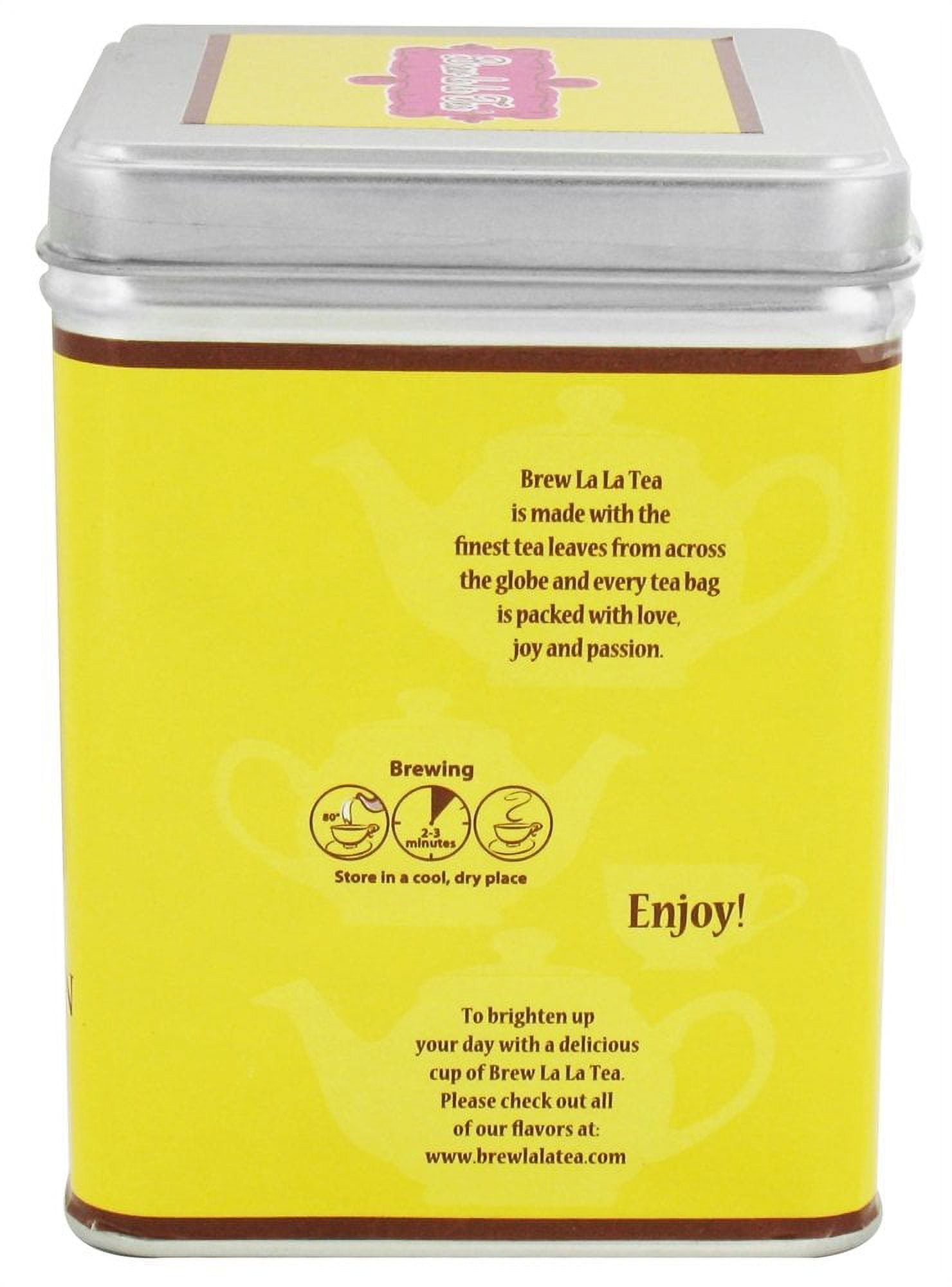 Brew La La - Organic Green Tea Chamomile Lemon - 50 Tea Bags 