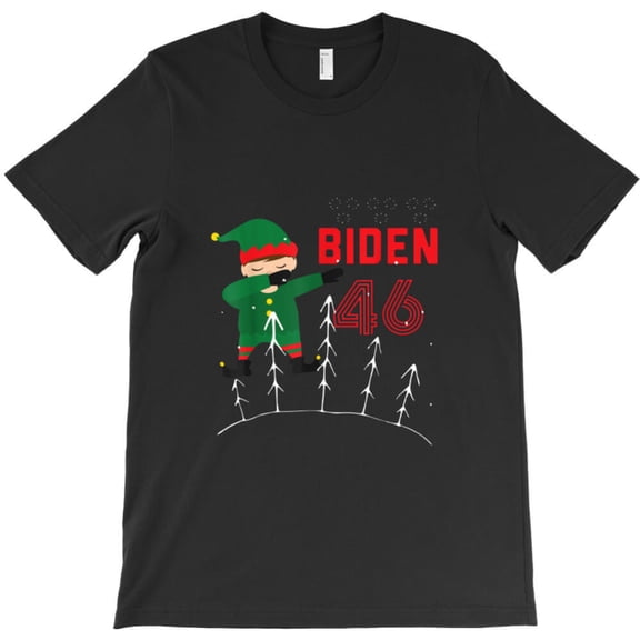 Dabbing St. Nick Claus Hail President Funny Political Holiday Graphic T-Shirt - Unique Gift Tee G2893, Up to 5XL