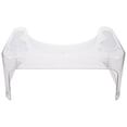 thumbnail image 1 of Minkissy Potty Foot Stool for Kids Anti-skid Plastic Transparent Comfortable Stepping Bathroom Use 1Pcs, 1 of 6