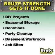 Brute Super Tuff Contractor Trash Bags, 45 Gallon, 20 Bags
