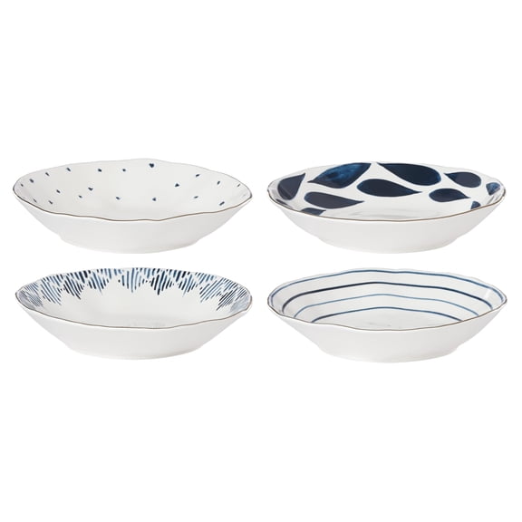 Lenox Blue Bay Pasta Bowl, Assorted Set of 4