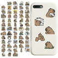 thumbnail image 2 of 62Pcs/Sheet Lovely Cartoon Capybara Sticker Selfadhesive Stickers for Crafts Scrapbooking Journal Project, 2 of 8