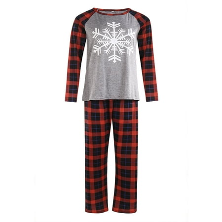 

Clothes For Teen Girls Christmas Child Printed Blouse Tops+Pants Xmas Family Matching Pajamas Set