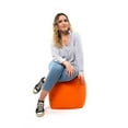 thumbnail image 2 of Pouf Gouchee Home Cube Soleil d'extérieur/d'intérieur orange – Pouf cube imperméable rembourré de billes de polystyrène, siège moderne et léger pour terrasse, patio ou salon, 2 of 5