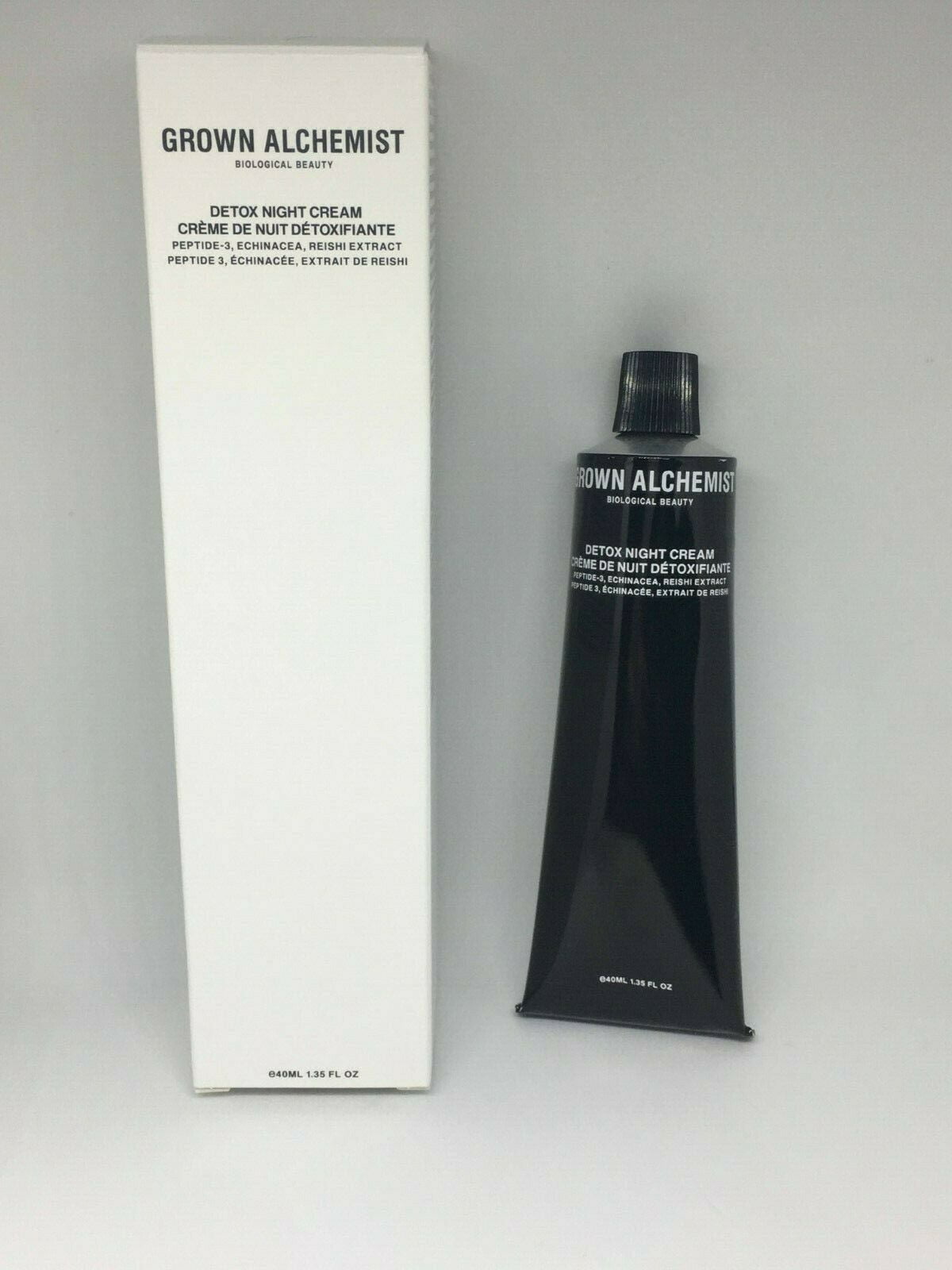Grown Alchemist DETOX NIGHT CREAM Peptide-3 Echinacea Reishi SEALED 1.35 oz 40ml