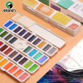 thumbnail image 4 of Juego De Pintura De Acuarela De 36 Colores De Marie, Kit De Acuarela De Bolsillo De Viaje Para Estudiantes, Adultos, Principiantes, Pintura Al Aire Libre, 4 of 4