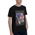 thumbnail image 2 of Bingfone Largemouth Bass Fish In Usa Men'S Loose Fit Short-Sleeve Pocket T-Shirt, 2 of 7