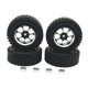 thumbnail image 2 of 4 piezas de ruedas y neumáticos para coche RC, neumáticos y llantas RC, accesorio RC, pieza de actualización RC Negro, 2 of 9