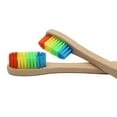 thumbnail image 4 of stanreset 4/6/10PCS Rainbow-colored Double-core Bristles Eco-friendly Bamboo Toothbrush, 4 of 6