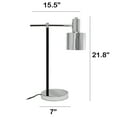 thumbnail image 3 of Lalia Home Iron Mid Century Table Lamp in Chrome, 3 of 5