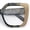Marble Beige - Clear, variant on Womens Clear Lens Luxury Oversized Plastic Cat Eye Fashion Eye Glasses Tortoise Brown