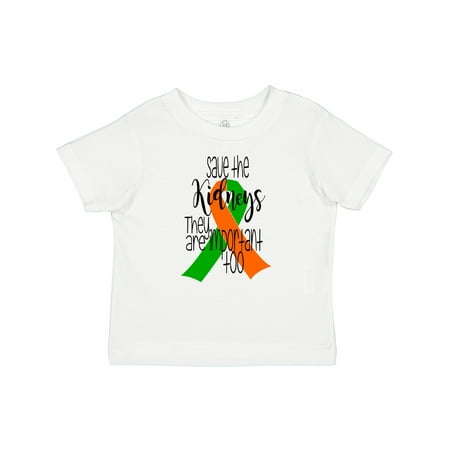 

Inktastic Save the Kidneys They Are Important Too Orange Green Ribbon Gift Baby Boy or Baby Girl T-Shirt