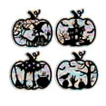 thumbnail image 2 of 4 Pieces Halloween Pumpkin Web Lasers Stickers Rainbows Stickers Suitable For Window Decoration, 2 of 8