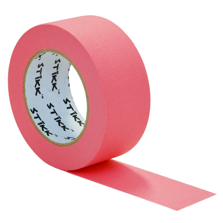 HiStick 3Pk 1/2 X 60 Yd Baby Pink Masking Tape .5 In Professional Grade  High Tack Fine Painters Pin Stripping Edge Trim Multi Surface T - 3Pk 1/2  X 60 Yd Baby