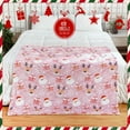 thumbnail image 4 of 50 x 60 Inches Pink Christmas Blankets Christmas Throw Blanket Cute Christmas Flannel Blanket Soft Warm Lightweight Blanket for Christmas Sofa Bed Home Gift Decor(Xmas Tree), 4 of 6