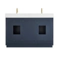 thumbnail image 4 of Altair-15 54" Double Bathroom Vanity in Royal Blue with Grain White, 4 of 13
