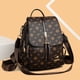 thumbnail image 2 of Mochila de diseñador para mujer, de piel de alta calidad, con estampado de lujo y borlas, para la escuela, de gran capacidad, 2 of 5
