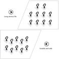 thumbnail image 6 of Troglfold Sticky Hooks 10pcs Self-Adhesive Ceiling Hooks for Kitchen and Bathroom,3.54"X3.35"X2.95", 6 of 10
