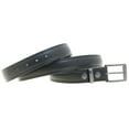 thumbnail image 3 of Orion Leather Men's 1 1/4 Domed Dress Belt Black Bridle Leather Buckle Loop Set, 3 of 4