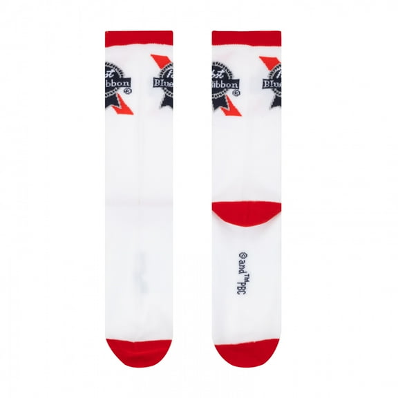 Pabst Blue Ribbon Simple Logo Crew Socks