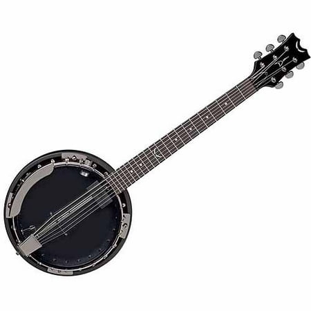 Dean Backwoods Banjo - Dean Backwoods 6 Banjo w/ Pickup - Black Chrome