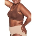 thumbnail image 3 of Women's Bali DF3491 Comfort Revolution EasyLite Seamless Wirefree Bra (Warm Cocoa Brown 2X), 3 of 6
