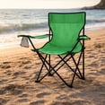thumbnail image 4 of Silla Plegable para Camping Pesca Playa y Exteriores de Lona Impermebale con Porta Vaso Ligera - Silla para Exterior Ergonomica con Estructura de Acero y Funda Transportadora, 4 of 7