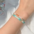 thumbnail image 3 of KELITCH Miyuki Seed Bead Bracelets Candy Color Tiny String Bracelets Hand Woven Strand Bracelets Gift, 3 of 4