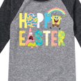 thumbnail image 3 of SpongeBob Squarepants - Hoppy Easter Icons - Toddler And Youth Raglan Graphic T-Shirt, 3 of 6