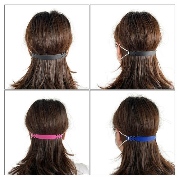 Mobutofu Mask Holders To Protect Ears Pu 20Pcs For General Users 5.9x0.6x0.04in