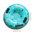 thumbnail image 4 of LJNYFDC Fade-resistant Printed Ski Circle Ski Circle with Thickened Base Shockproof Colorfast Inflatable Leakproof and Wear resistant Snowflake Print Cold Resistant and Heavy Duty, 4 of 7