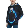 thumbnail image 5 of Ju-jutsu Gojo Kai-sen Kids' Hoodie 3d Print Sweatshirt Soft Pullover Hooded With Big Pockets For Boys Or Girls X-Large, 5 of 8