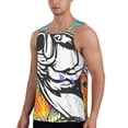 thumbnail image 2 of Picia Fishing Bass Printed Men’s Performance Tank, Men's Workout Tank Top Moisture-Wicking Tank Top Muscle tee, Breathable Workout Shirt-X-Large, 2 of 7